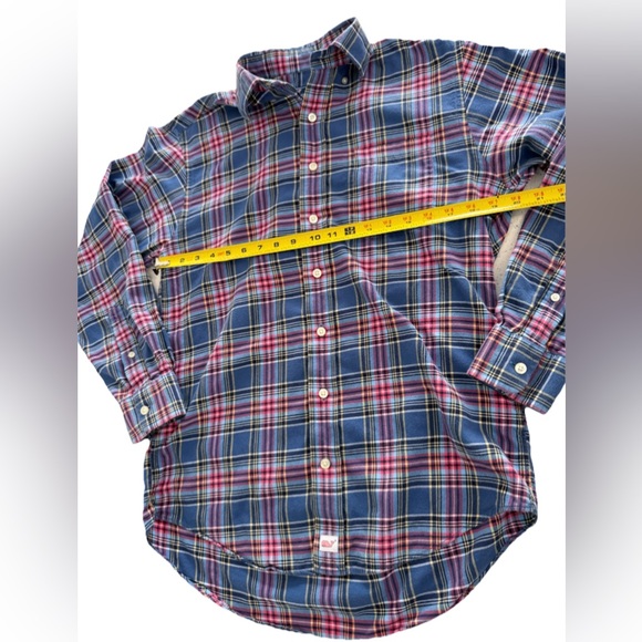 Vineyard Vines Murray Shirt Plaid Long Sleeve Button Up Flannel Men S Multicolor - Picture 6 of 7